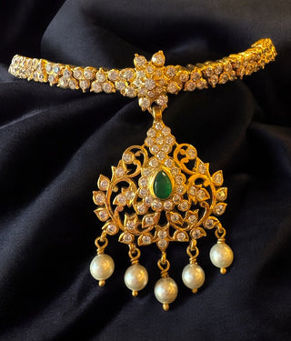 The Dhruvika Traditional Close-Setting Addigai Diamond Necklace