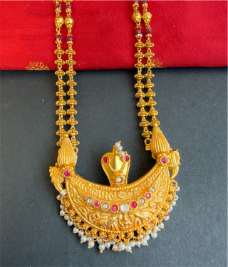 The Pushpita Kokkethathi Silver Polki Kodava Kemp Necklace & Earrings