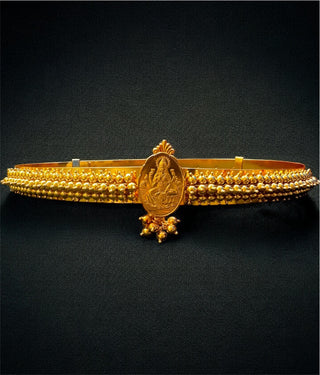 The Vaidehi Silver Lakshmi Gejje Oddiyanam Waist belt