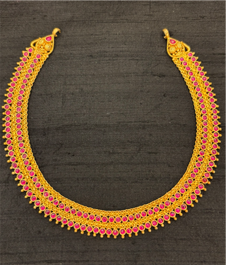 The Sarika Silver Kemp Necklace & Earrings