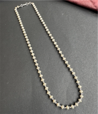 The Suhasini Silver Beads Chain (Oxidised)