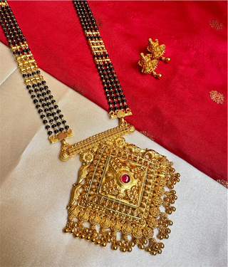 The Indusha Silver Mangalsutra Necklace