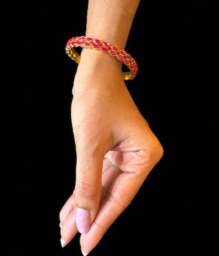 The Alaktha Silver Kemp Bangle-Single (Size/2.2/2.4/2.6/2.8)