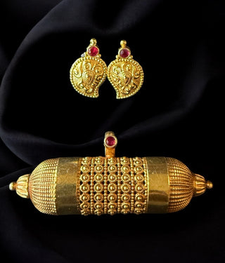 The Tanush Silver Taweez Pendant & Earrings