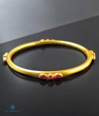 The Urmika Silver Bangle -Single(Size 2.2; 2.4 ;2.6; 2.8)