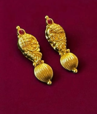 The Ajara Nakshi Silver Peacock Necklace & Earrings