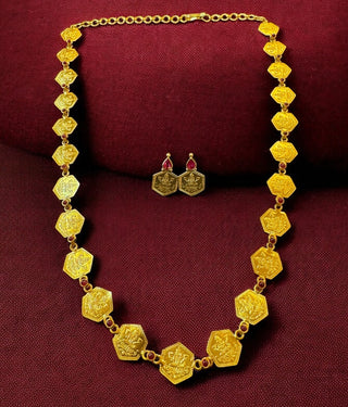 The Sadara Silver Lakshmi Kemp Kasumala Necklace & Earrings