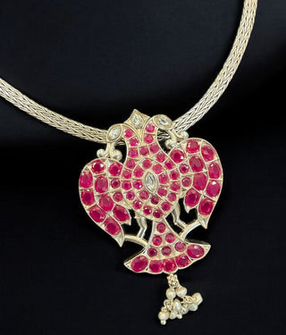 The Rudhira Gandaberunda Silver Pendant (Oxidised)