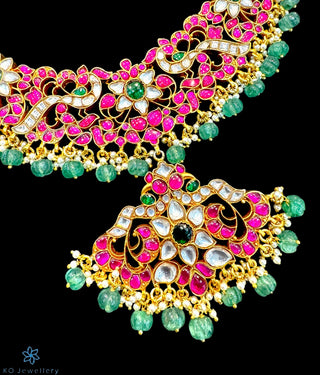 The Dhanyasri Silver Kundan-Jadau Necklace