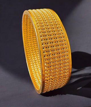 The Mridula Silver Filigree Bangle- Single (Size/2.2/ 2.4/2.6/2.8)