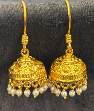 The Rohini Silver Hook Jhumka