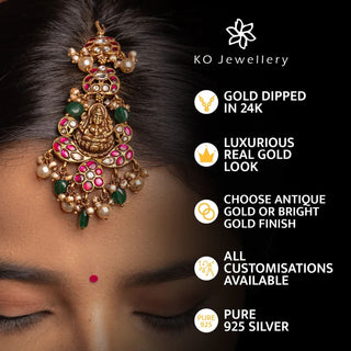 The Anisha Silver Bridal Armlet or Vanki