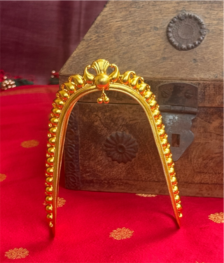 The Sahiti Silver Bridal Armlet or Vanki - Single