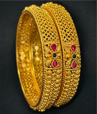 The Ekisha Silver Tode/ Kangan Bangle-Single (Size /2.2/2.4/2.6/2.8)