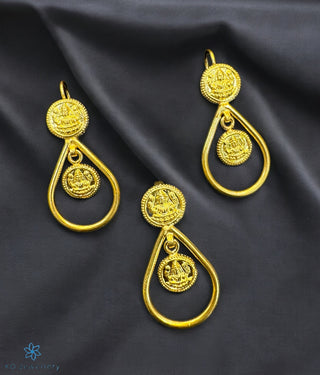 The Silver Lakshmi Pendant Set