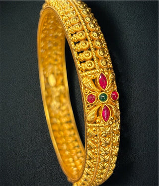 The Hritisha Silver Tode/ Kangan Bangle-Single (Size /2.2/2.4/2.6/2.8)