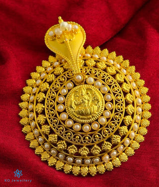 The Kumud Silver Pearl Pathak Pendant
