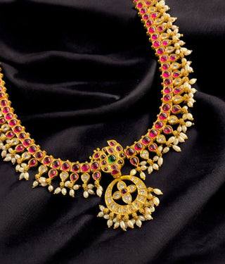 The Mayukhi Addige Silver Pearl Necklace