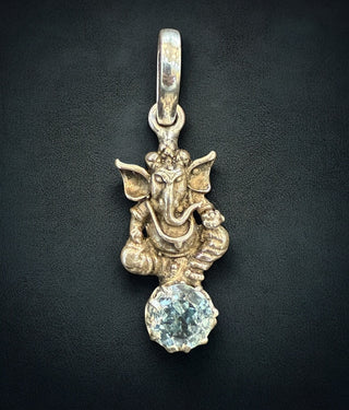 The Mandaka Silver Ganesha Pendant (Oxidised)