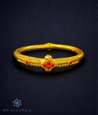 The Kadambari Silver Coorgi Bracelet -Single(Size 2.2/2.4/2.6/2.8)