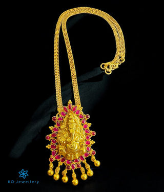 The Kripalu Silver Ganesha Necklace