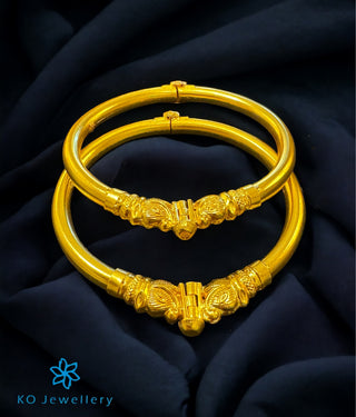 The Makara Silver Kada- Single (Size /2.2/2.4/2.6/2.8)