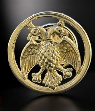 The Virat Gandaberunda Silver Brooch