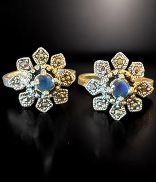 The Neel Silver Marcasite Toe-Rings