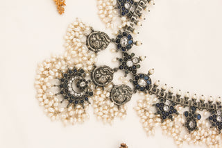 The Marala Silver Guttapusalu Necklace