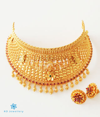 The Vadhu Silver Bridal Choker Necklace