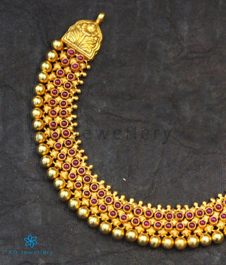 The Padmavat Antique Silver Necklace