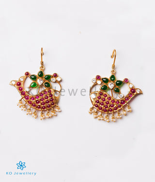 The Jalaja Silver Fish Earrings