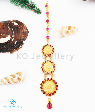 The Shreeja Silver Bridal Maang Tikka