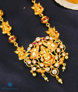 The Atharva Silver Ganesha Necklace