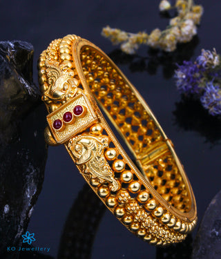 The Malhar Silver Bangle - Single (Size 2.2/2.4/2.6/2.8)