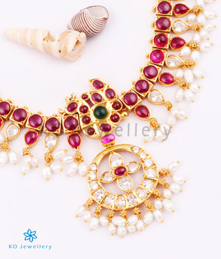 The Mayukhi Addige Silver Pearl Necklace