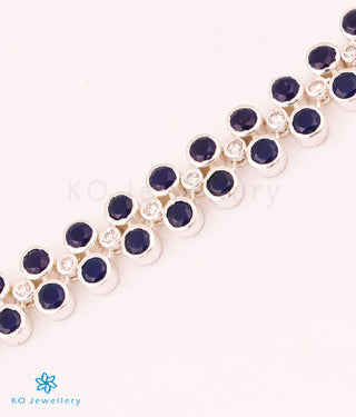 The Nivit Silver Kempu Necklace/Waistbelt