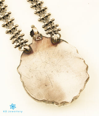 The Ayudhika Nakkasi Silver Lakshmi Necklace