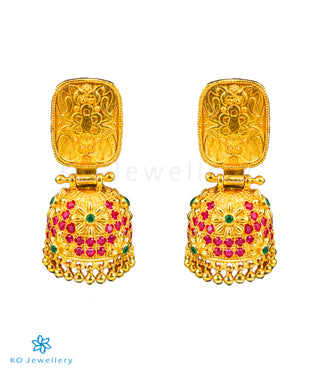 The Mira Silver Jhumka