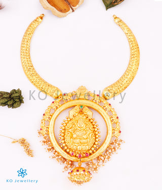 The Hiranmayi Silver Lakshmi Necklace