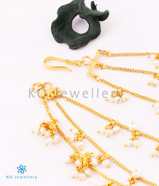 The Jhilmil Silver Ear Chain