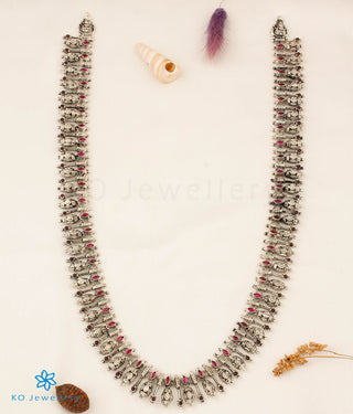 The Inchara Silver Necklace (Oxidised)