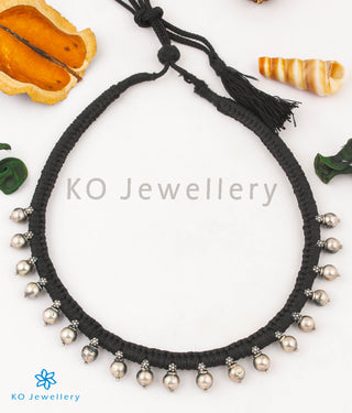 The Payal Silver Necklace (Oxidised)