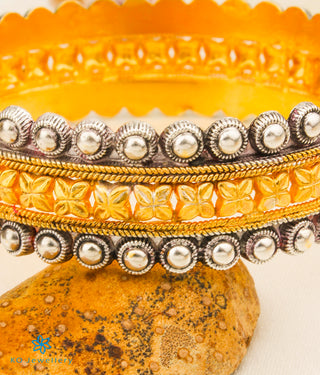 The Vilasa Silver Bangle-Single (Size 2.2/2.4/2.6/2.8/Two-tone)