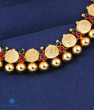 The Ananya Laxmi Kasumala Silver Necklace