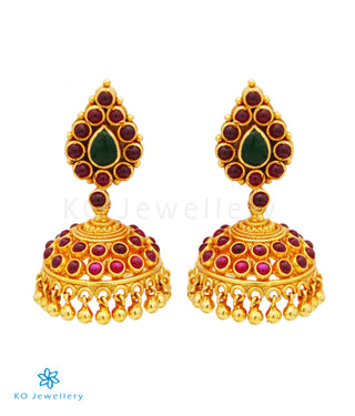 The Avanti Silver Kemp Jhumka