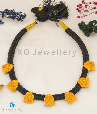 The Kirtimukha Silver Thread Necklace