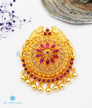 The Prerna Silver Peacock Pendant