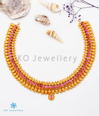 The Saharsha Silver Paisley Necklace