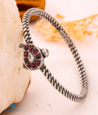 The Amra Antique Silver Golusu Bracelet - Single (Oxidised/Size 2.2/2.4/2.6/2.8)